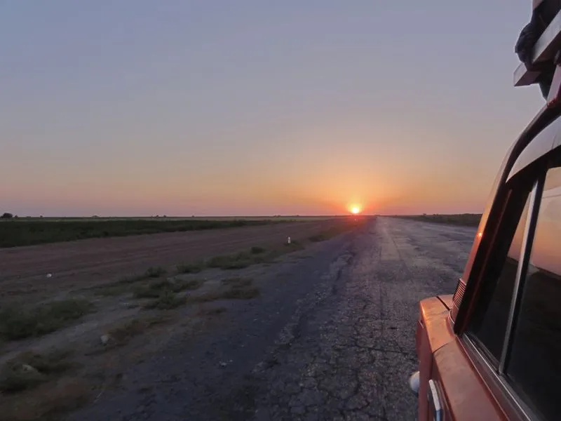 Sonnenaufgang in der Wüste