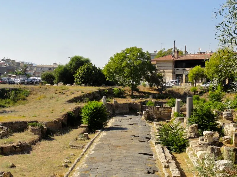 Ein Stück römischer Strasse in Tarsus