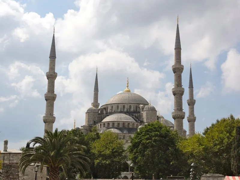 Die blaue Moschee, mit 6 Minaretten