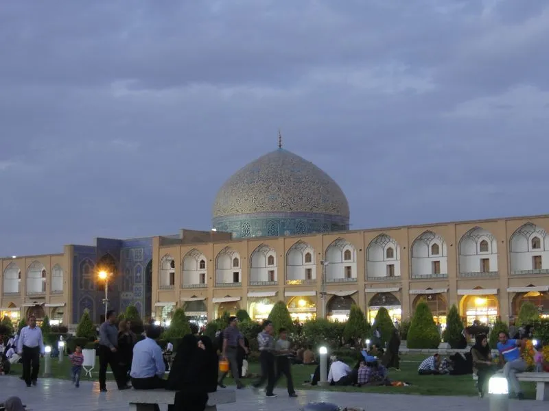 Imam Square in Esfahan - eine entspannte Atmosphäre