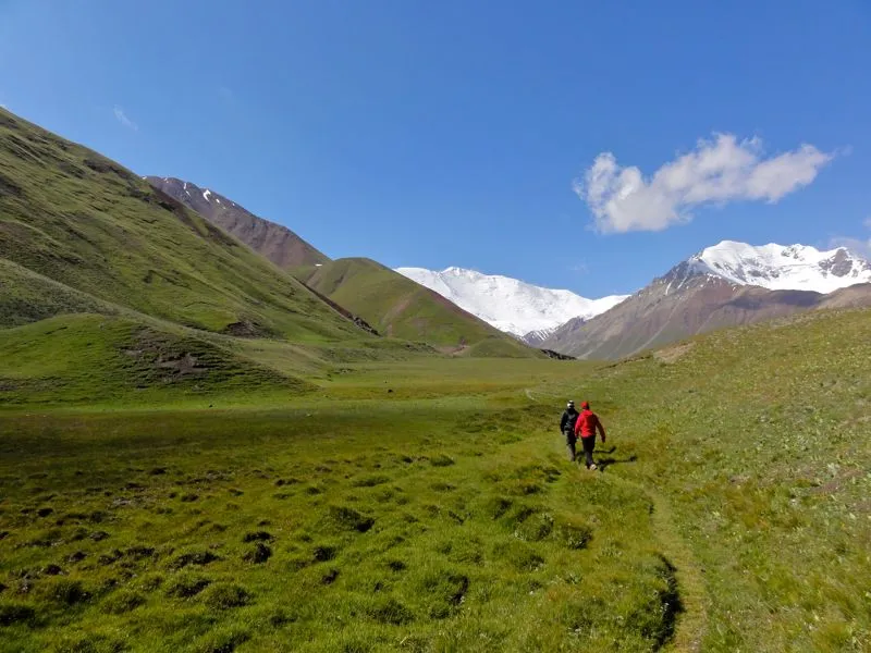 Wanderung zum 'Pik Shiguli'